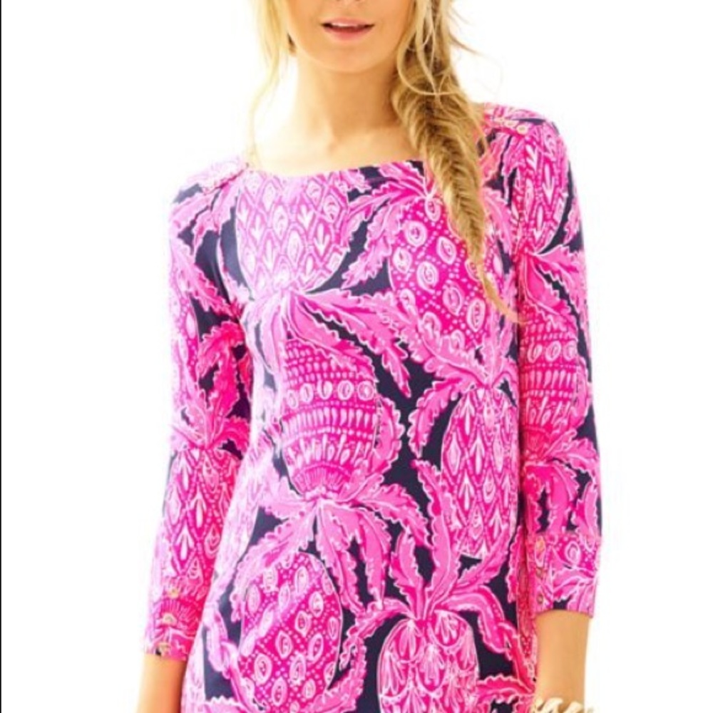 Lilly Pulitzer UPF 50+ Sophie Dress Pink Print